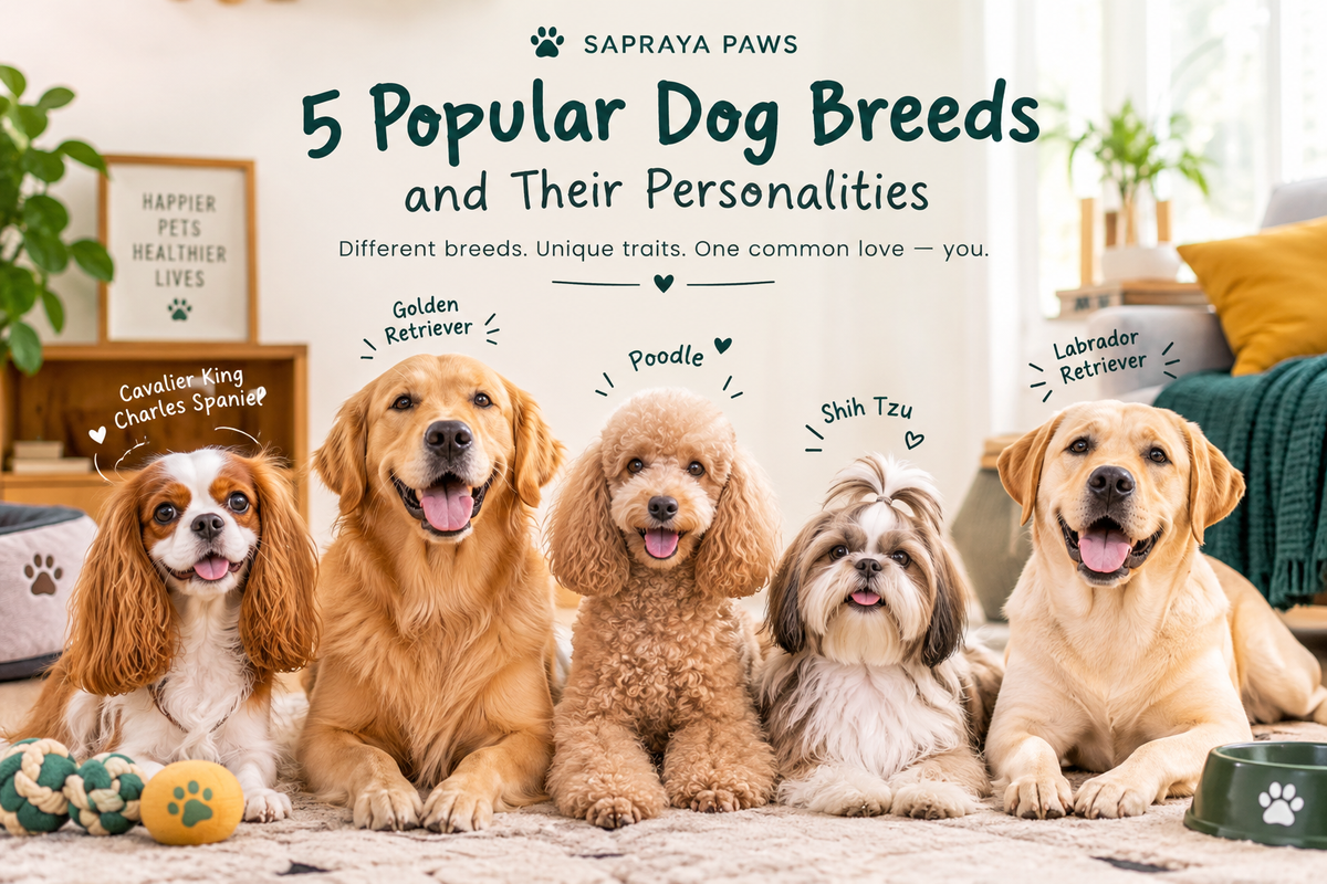 5 Popular Dog Breeds and Their Personalities